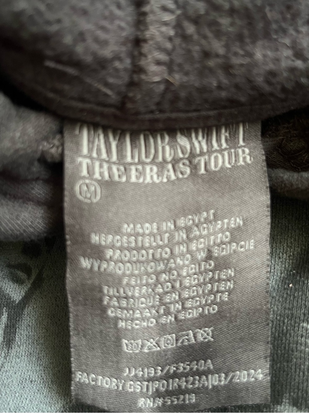 Taylor Swift Gray/Black Graphic Pullover Sweatshirt - Picture 4 of 7